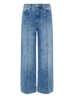 L'AGENCE Spring '24 Catalog|Petite|Houston Center Seam Wide-Leg Jean Cordova