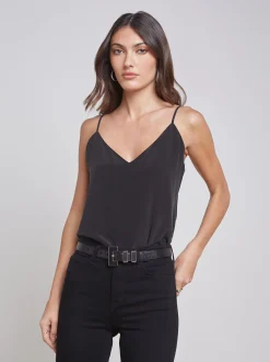 L'AGENCE All Things Black|Essentials|Jane Camisole Tank Black
