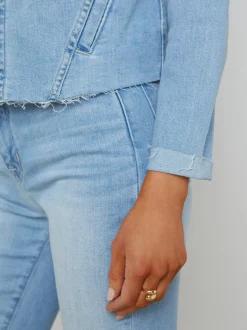 L'AGENCE Denim Jackets|Blazers & Jackets|Janelle Denim Jacket Omaha