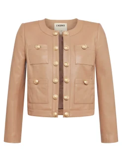 L'AGENCE Resort Collection|Maternity|Jayde Jacket Dark Cappuccino