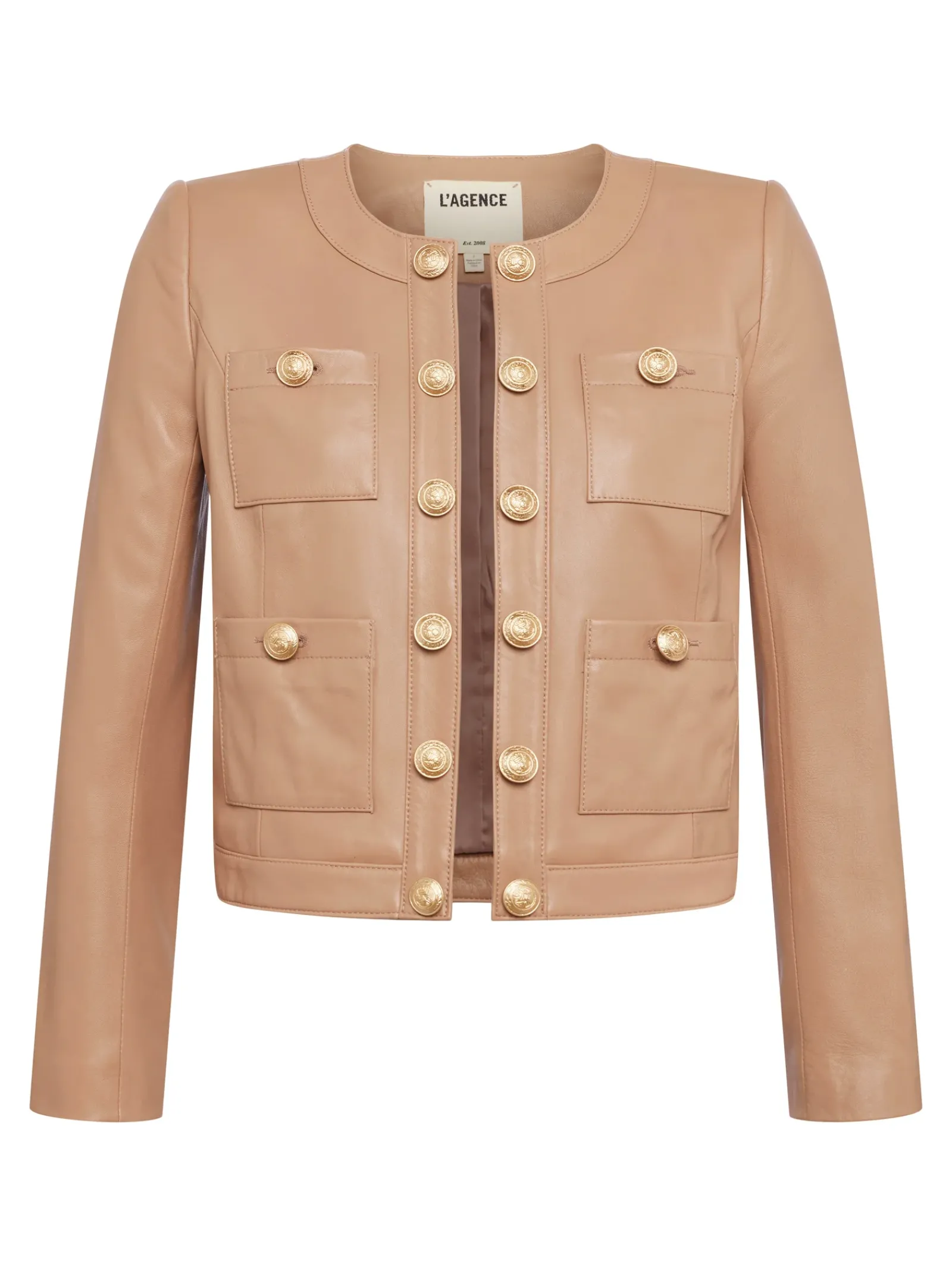 L'AGENCE Resort Collection|Maternity|Jayde Jacket Dark Cappuccino