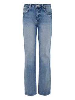 L'AGENCE Straight|Aged Denim|Jones Ultra High-Rise Stovepipe Jean Ravine