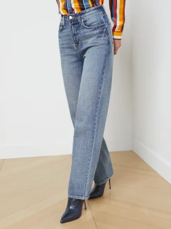 L'AGENCE Online Exclusives|Back in Stock|Jones Ultra High-Rise Stovepipe Jean Granada