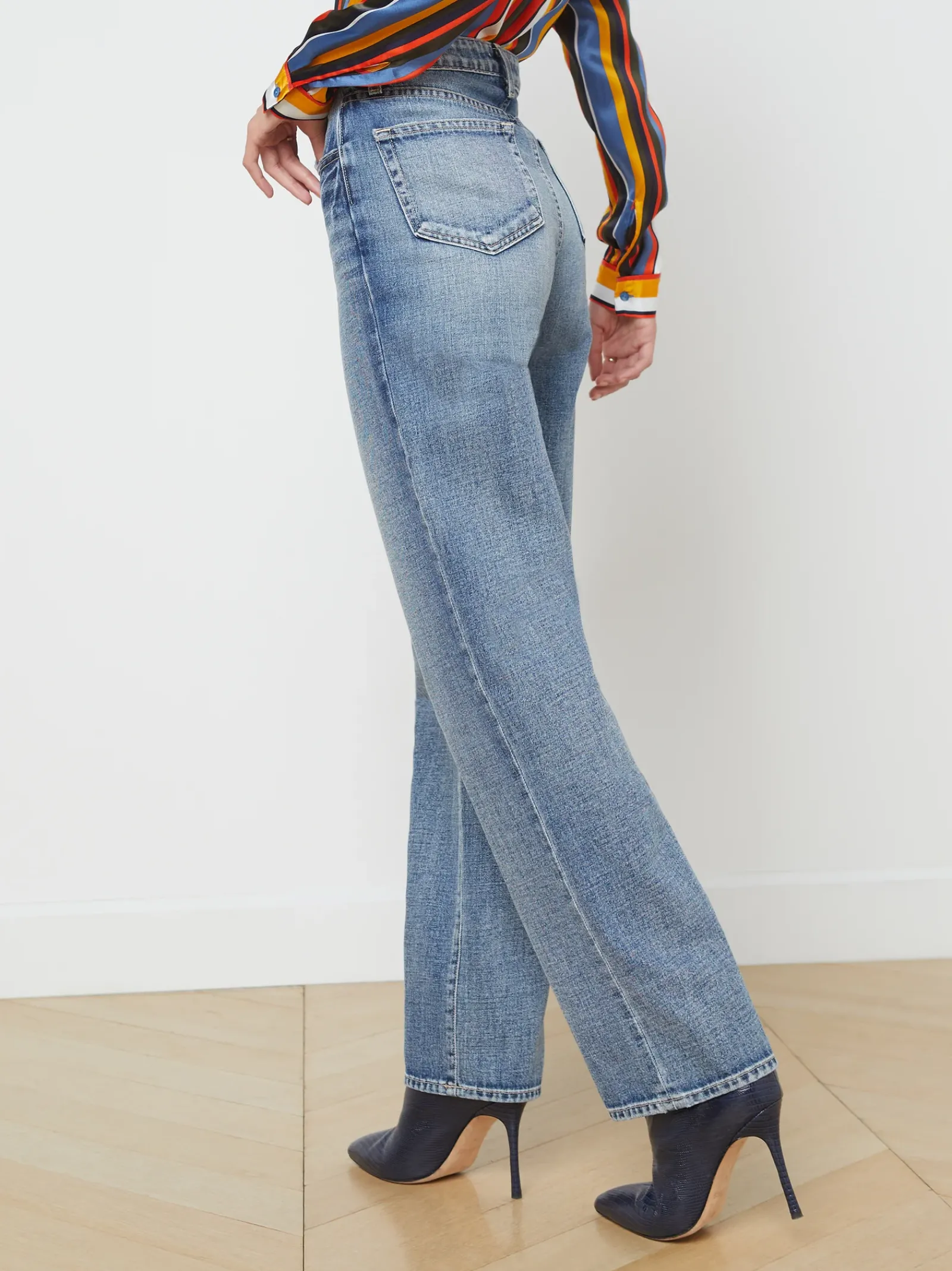 L'AGENCE Online Exclusives|Back in Stock|Jones Ultra High-Rise Stovepipe Jean Granada