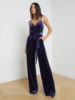 L'AGENCE Online Exclusives|Dresses & Jumpsuits|Justice Jumpsuit Midnight