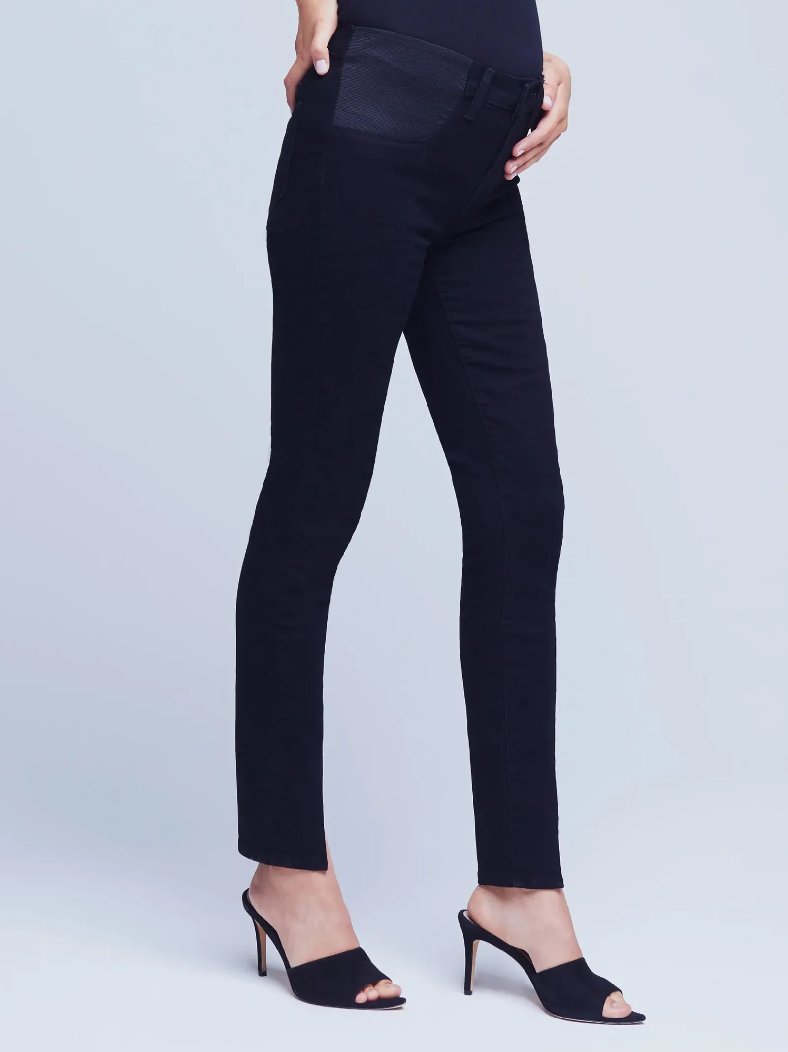 L'AGENCE All Things Black|Online Exclusives|Jyothi Maternity Jean Noir