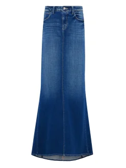L'AGENCE Aged Denim|Pants, Shorts & Skirts|Kailani Denim Skirt Athos