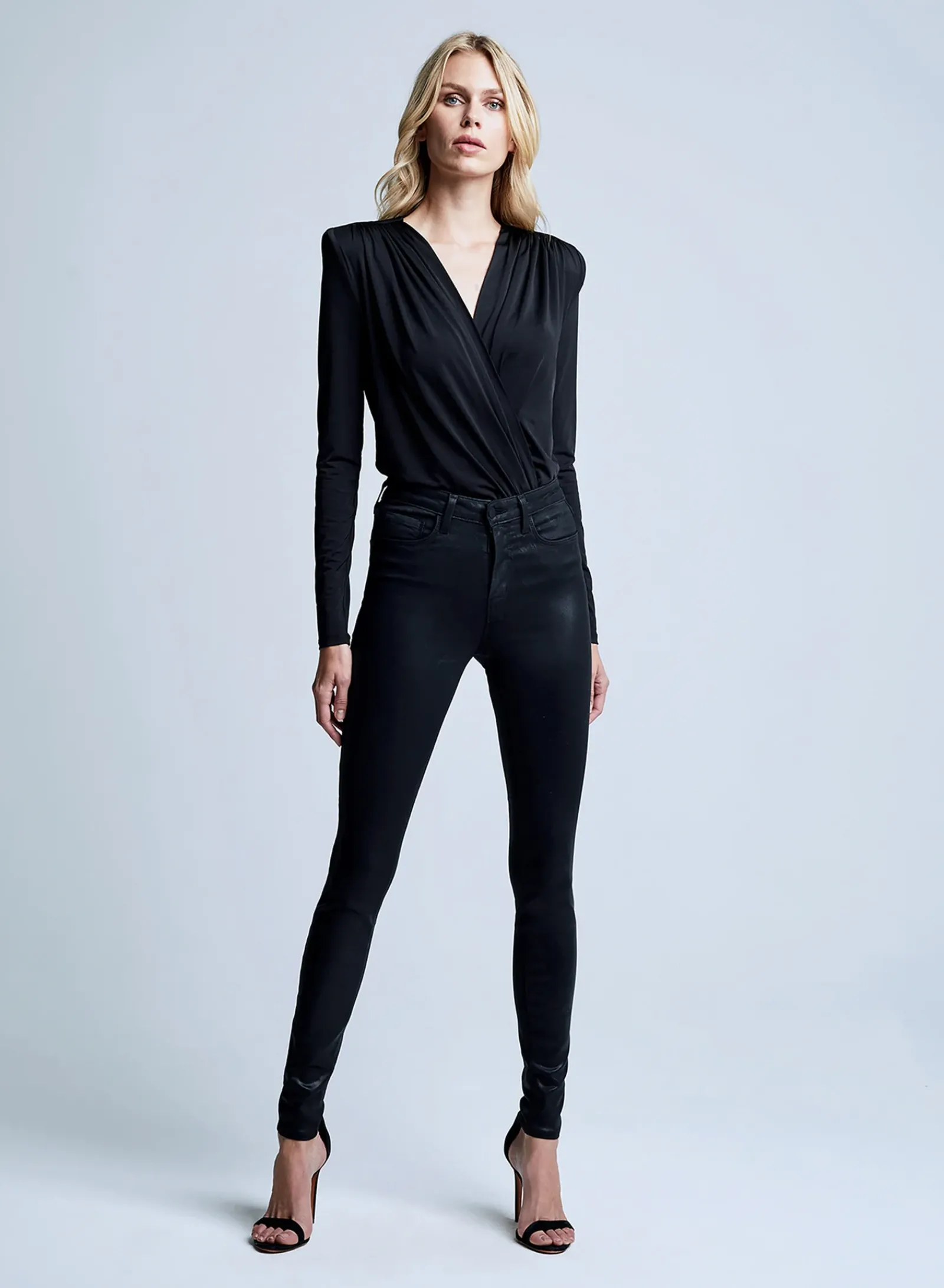L'AGENCE All Things Black|Blouses & Tops|Kallie Bodysuit Black