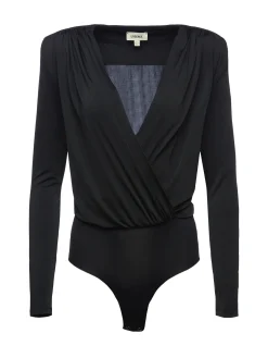 L'AGENCE All Things Black|Blouses & Tops|Kallie Bodysuit Black
