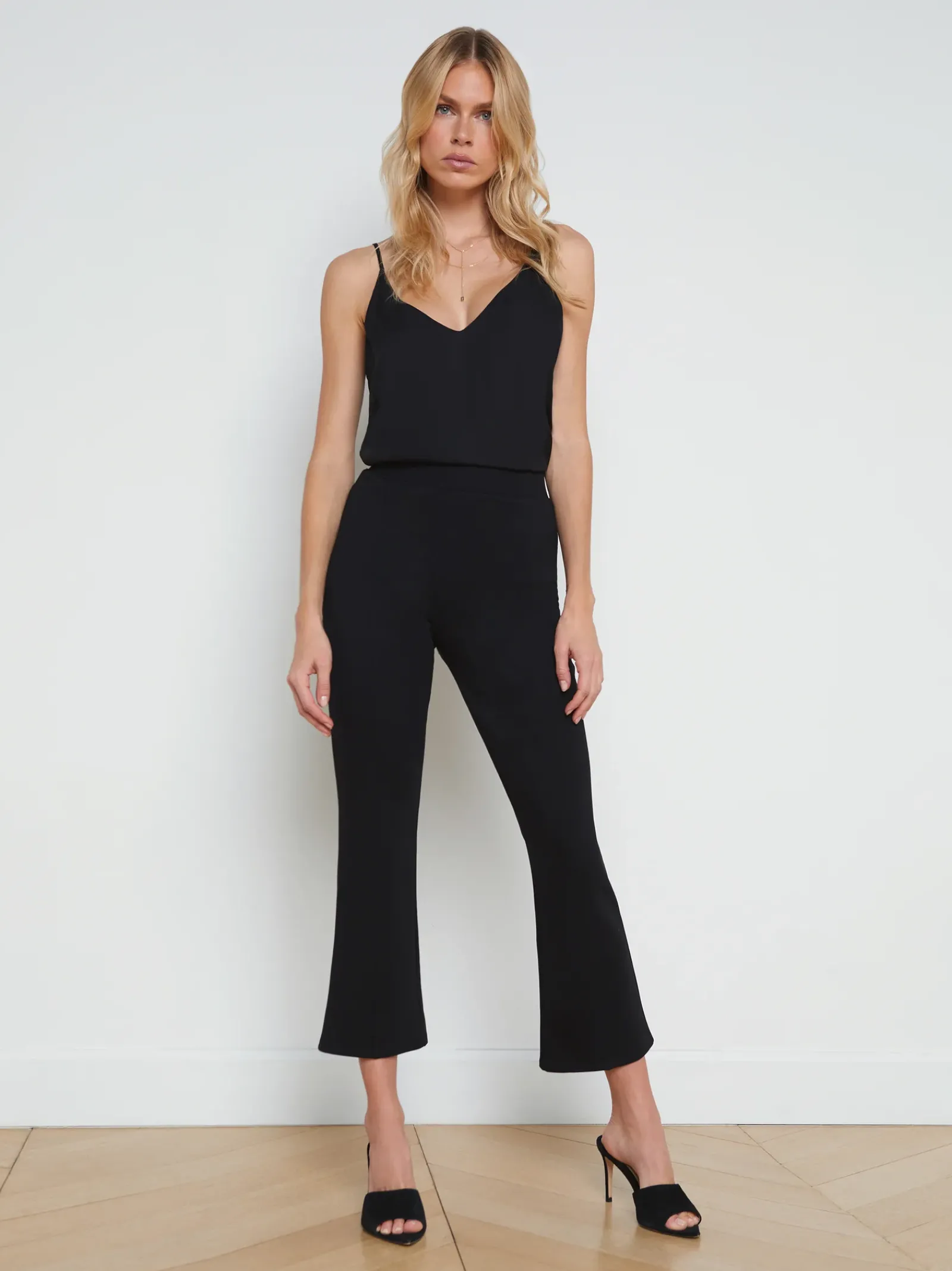 L'AGENCE All Things Black|Sets|Kayden Pull-On Kick Flare Pant Black