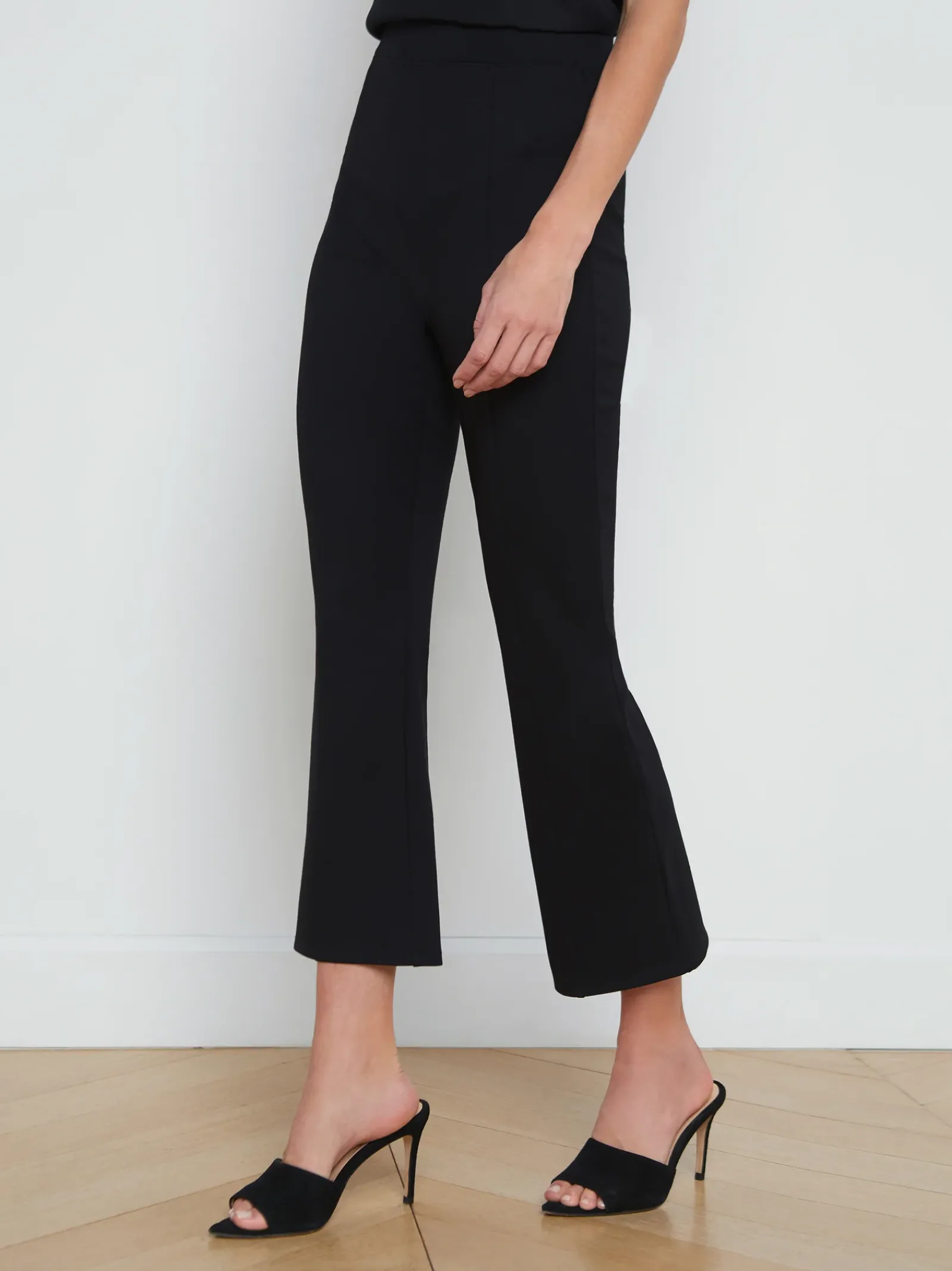L'AGENCE All Things Black|Sets|Kayden Pull-On Kick Flare Pant Black