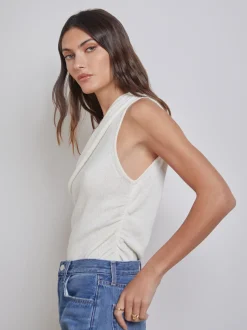 L'AGENCE Nouveau Whites|Online Exclusives|Keiran Sweater Ivory