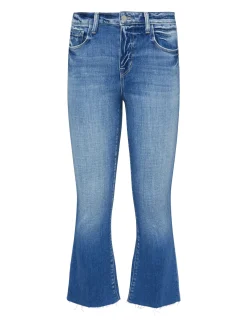 L'AGENCE Petite|Flare & Bootcut|Kendra Cropped Flare Jean Balboa