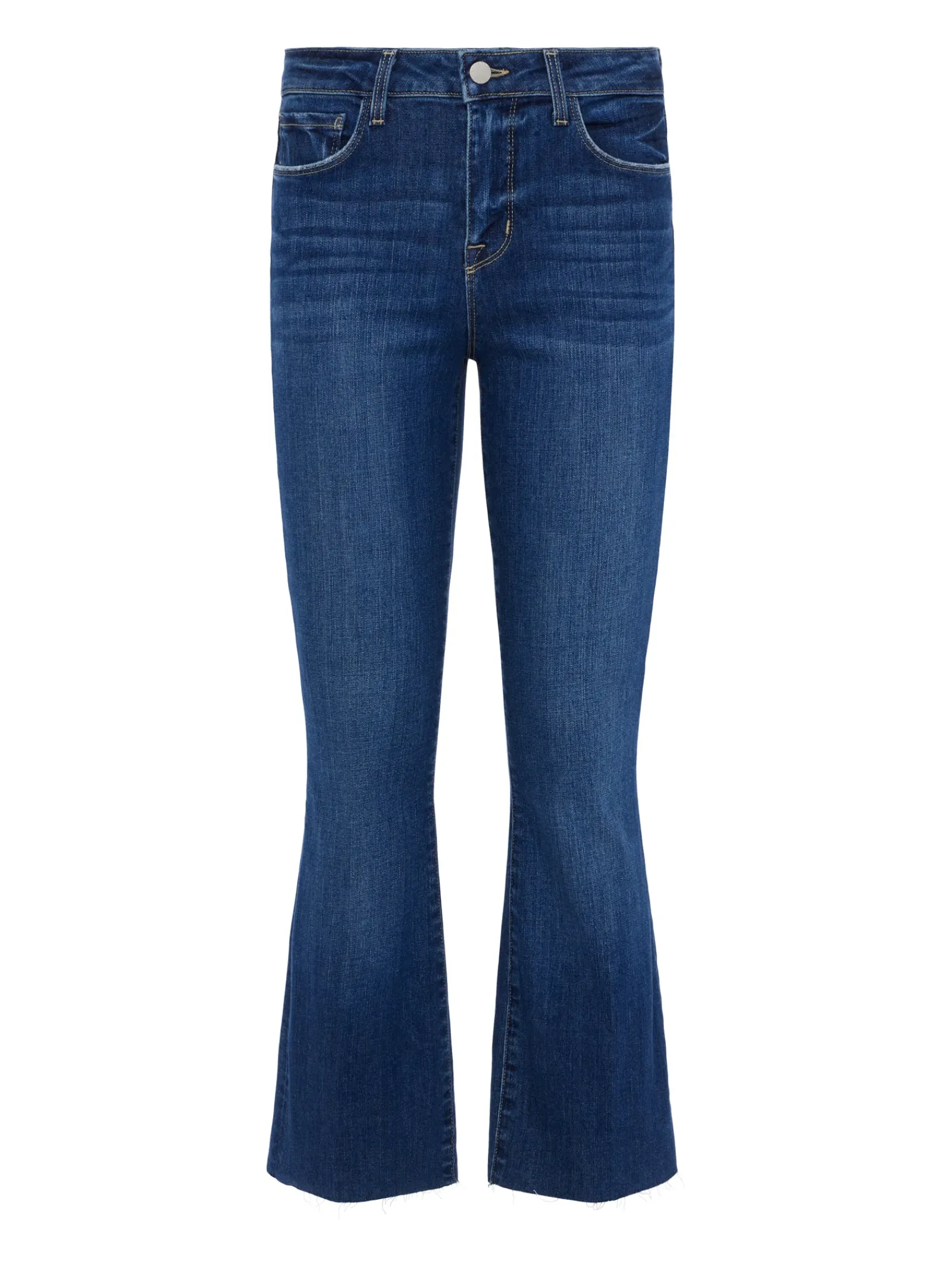 L'AGENCE Petite|Kendra Cropped Flare Jean Laredo