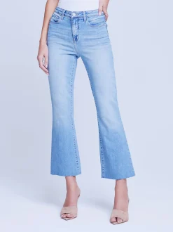 L'AGENCE Petite|Flare & Bootcut|Kendra Cropped Flare Jean Canyon