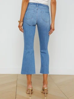 L'AGENCE Petite|Flare & Bootcut|Kendra Cropped Flare Jean Alamo