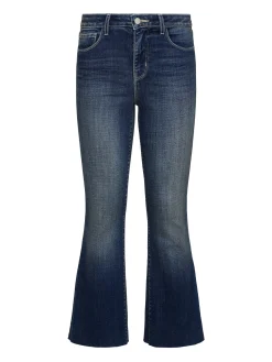 L'AGENCE Petite|Flare & Bootcut|Kendra Cropped Flare Jean Naples