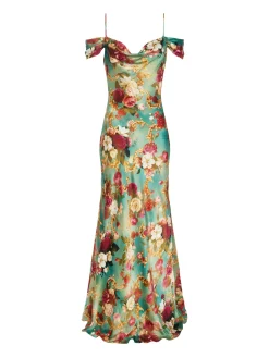 L'AGENCE Spring '24 Catalog|Print Edition|Kenna Silk Dress Multi Rococo