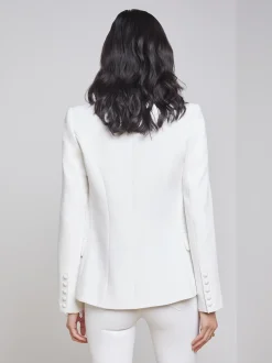 L'AGENCE Nouveau Whites|Sets|Kenzie Blazer White/White