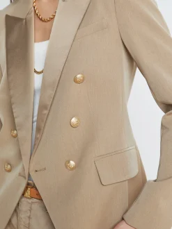 L'AGENCE Resort Collection|Blazers & Jackets|Kenzie Blazer Mochaccino