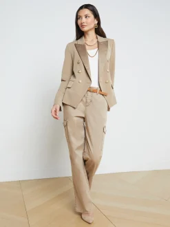 L'AGENCE Resort Collection|Blazers & Jackets|Kenzie Blazer Mochaccino