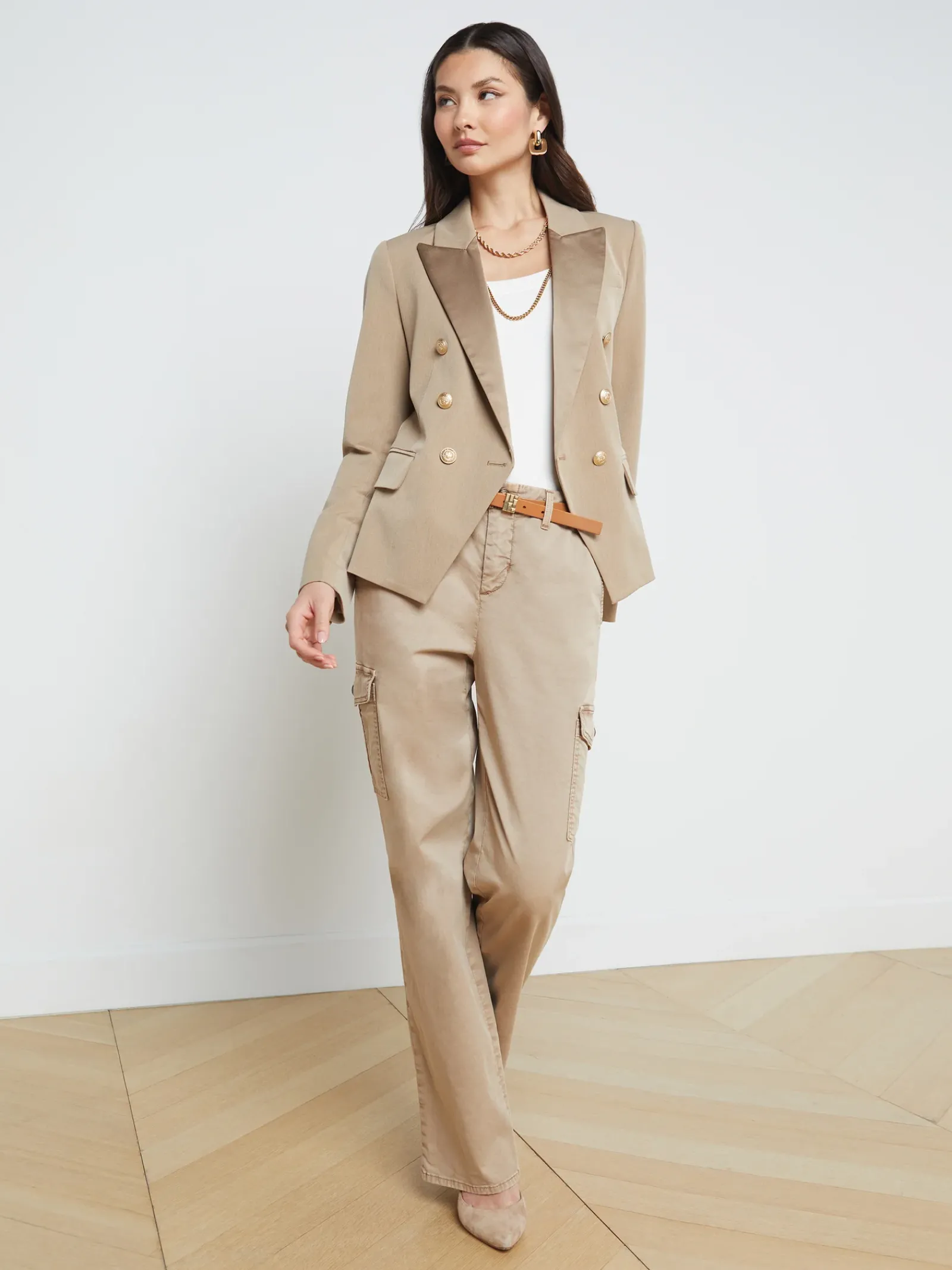 L'AGENCE Resort Collection|Blazers & Jackets|Kenzie Blazer Mochaccino