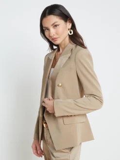 L'AGENCE Resort Collection|Blazers & Jackets|Kenzie Blazer Mochaccino