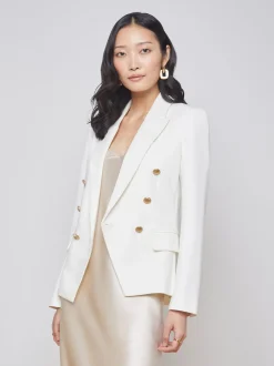 L'AGENCE Nouveau Whites|Sets|Kenzie Blazer Ivory