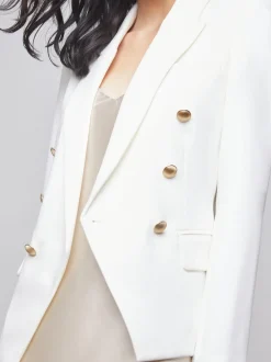 L'AGENCE Nouveau Whites|Sets|Kenzie Blazer Ivory