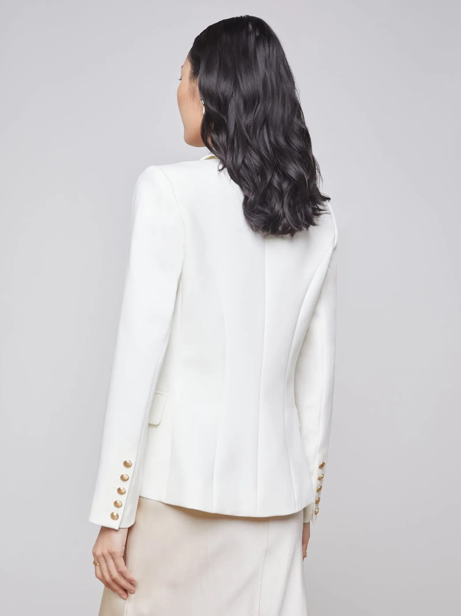 L'AGENCE Nouveau Whites|Sets|Kenzie Blazer Ivory