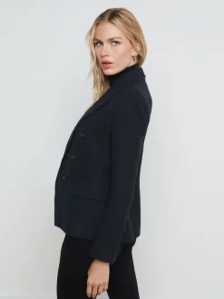 L'AGENCE All Things Black|Blazers & Jackets|Kenzie Tweed Blazer Black/Black