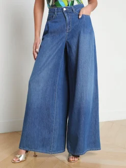 L'AGENCE Wide & Relaxed|Spring Collection|Lanae Super Wide-Leg Jean Delmar