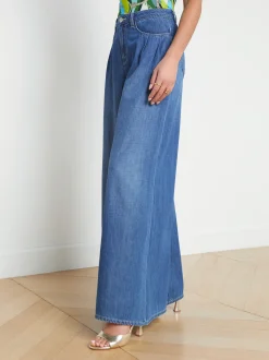 L'AGENCE Wide & Relaxed|Spring Collection|Lanae Super Wide-Leg Jean Delmar