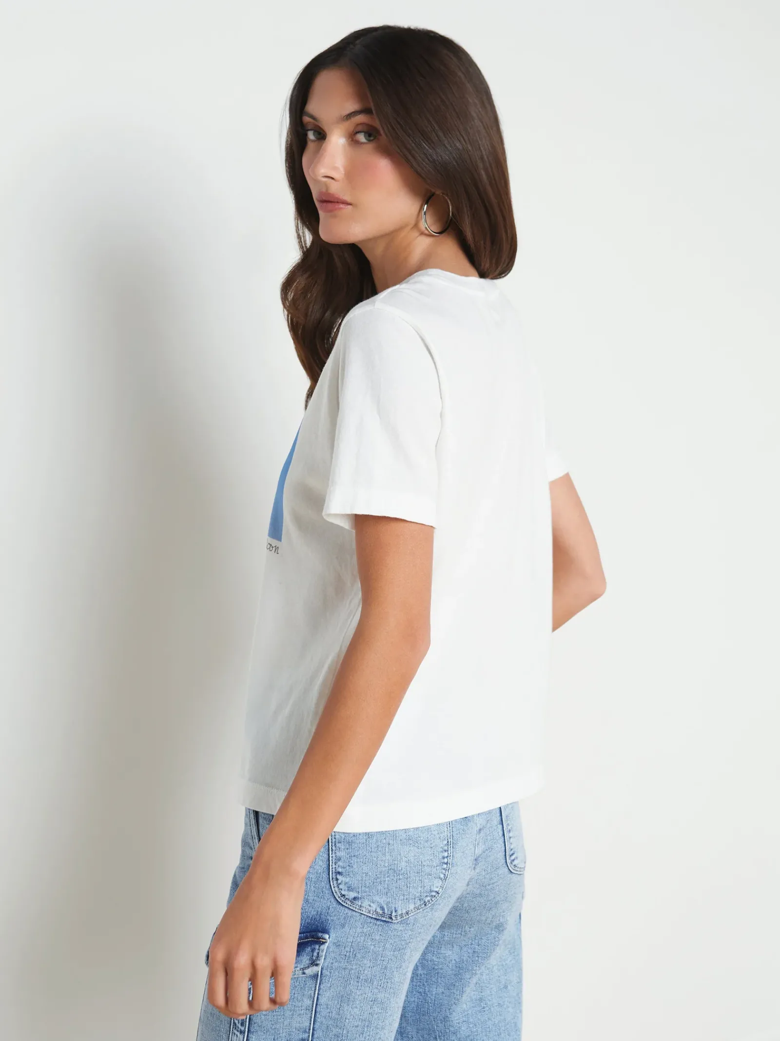L'AGENCE Tees|Leilani Maui Moon Tee White