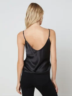 L'AGENCE All Things Black|Silks|Lexi Camisole Tank Black