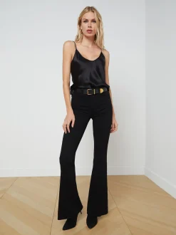 L'AGENCE All Things Black|Silks|Lexi Camisole Tank Black