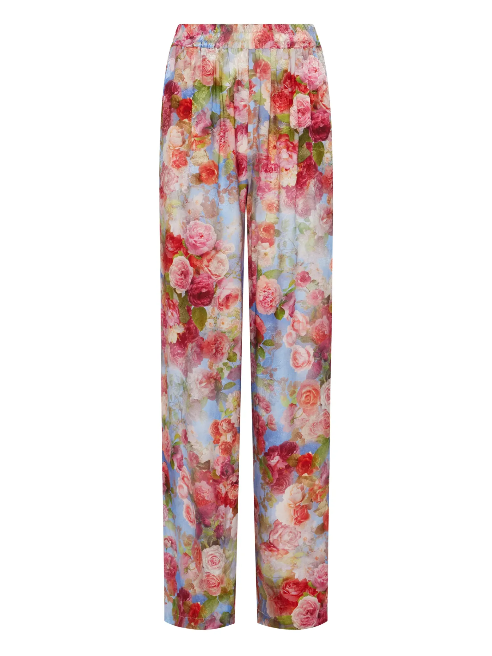 L'AGENCE Sets|Print Edition|Lillian Wide-Leg Pant Multi Soft Cloud Floral
