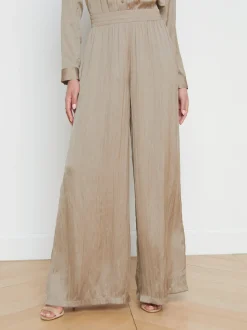 L'AGENCE Sets|Spring Collection|Lillian Wide-Leg Pant Cappuccino