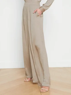 L'AGENCE Sets|Spring Collection|Lillian Wide-Leg Pant Cappuccino