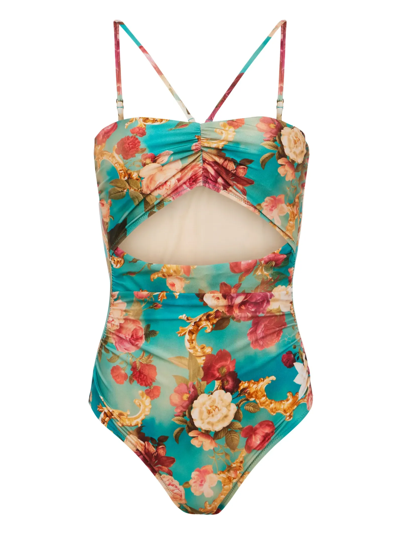 L'AGENCE Spring '24 Catalog|Spring Collection|Lily Cut-Out One-Piece Swimsuit Multi