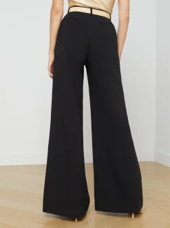 L'AGENCE All Things Black|Pants, Shorts & Skirts|Livvy Straight-Leg Trouser Black