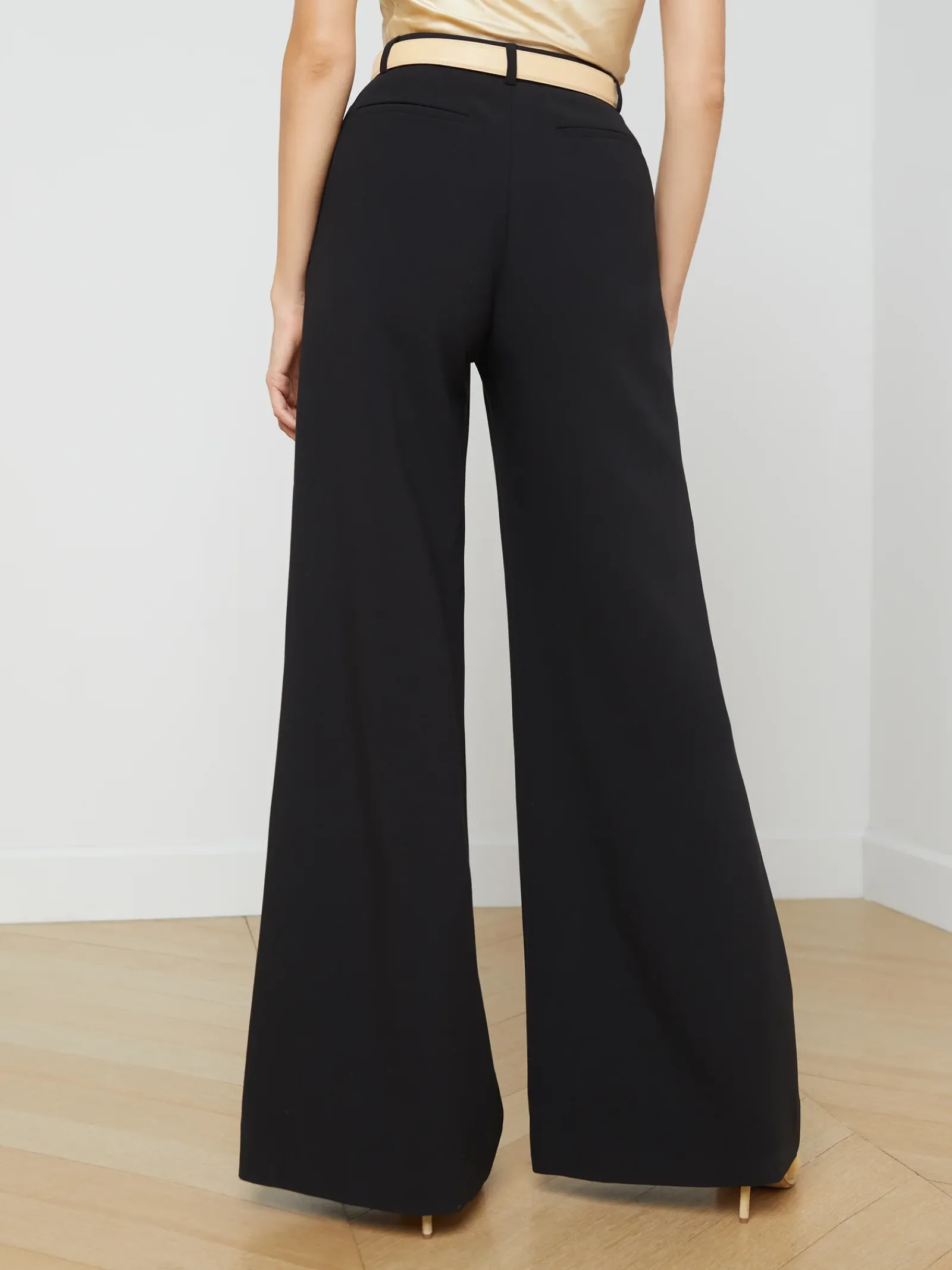 L'AGENCE All Things Black|Pants, Shorts & Skirts|Livvy Straight-Leg Trouser Black
