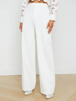 L'AGENCE Nouveau Whites|Spring '24 Catalog|Livvy Straight-Leg Trouser White