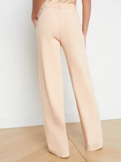 L'AGENCE Sets|Spring '24 Catalog|Livvy Straight-Leg Trouser Toasted Almond