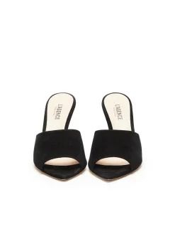 L'AGENCE Mules|Heels & Pumps|Lolita Open Toe Mule Black Suede