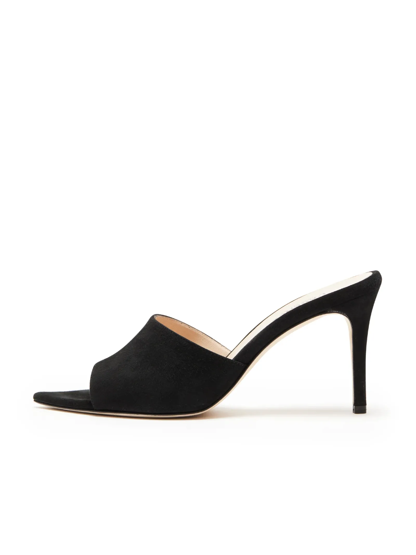 L'AGENCE Mules|Heels & Pumps|Lolita Open Toe Mule Black Suede