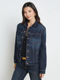L'AGENCE Denim Jackets|Blazers & Jackets|Mack Oversized Jacket Grainger