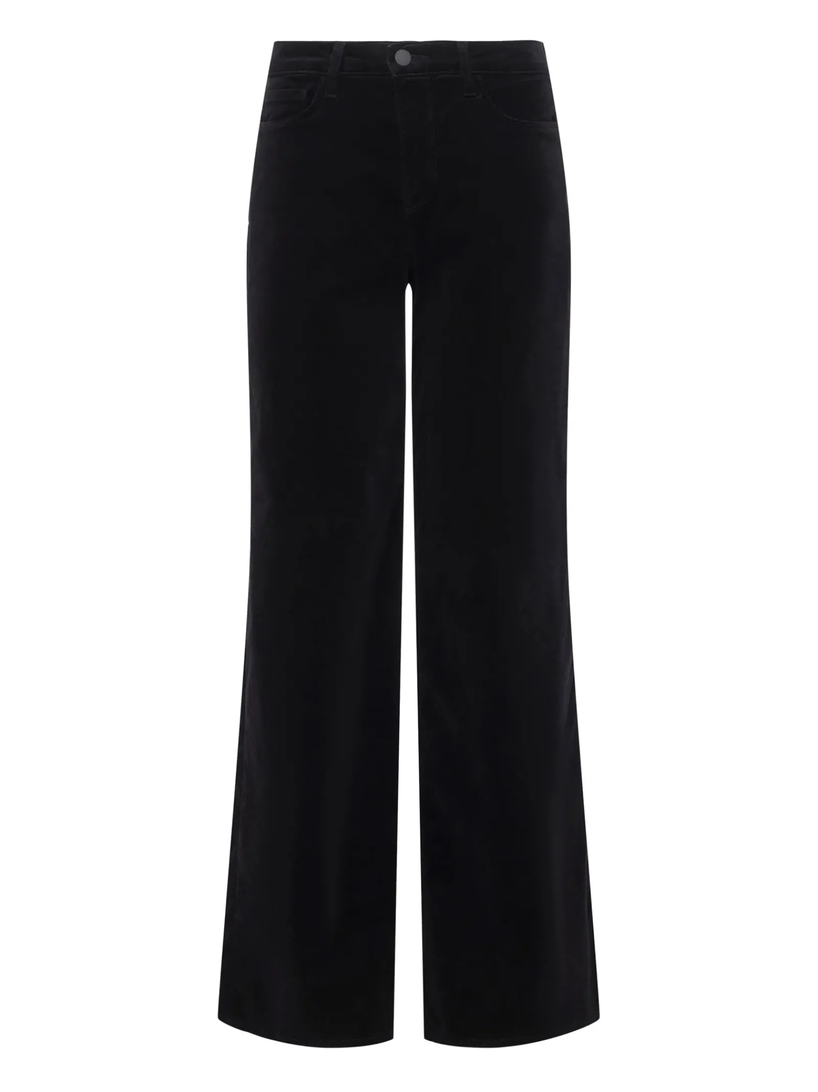 L'AGENCE Wide & Relaxed|Velvet Denim|Maghra Velvet Jean Noir