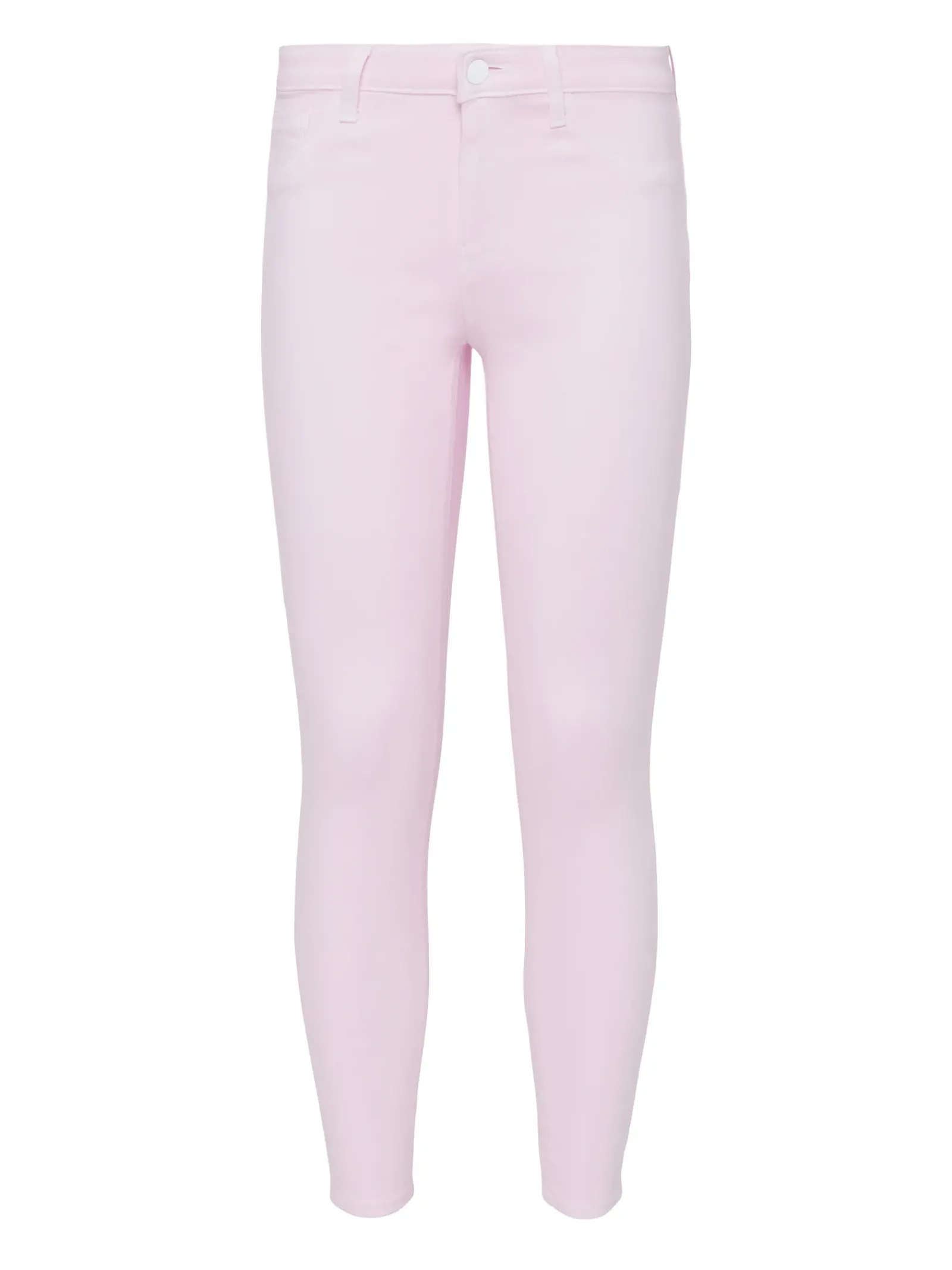 L'AGENCE Spring Collection|Petite|Margot Coated Skinny Jean Lilac Snow/White Contrast Coated