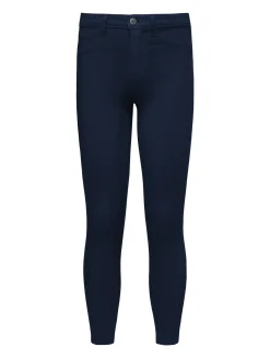 L'AGENCE Petite|Skinny|Margot Coated Skinny Jean Navy Coated